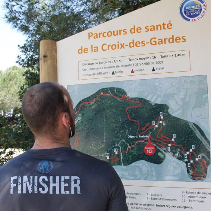 Les parcours sportifs de Cannes
